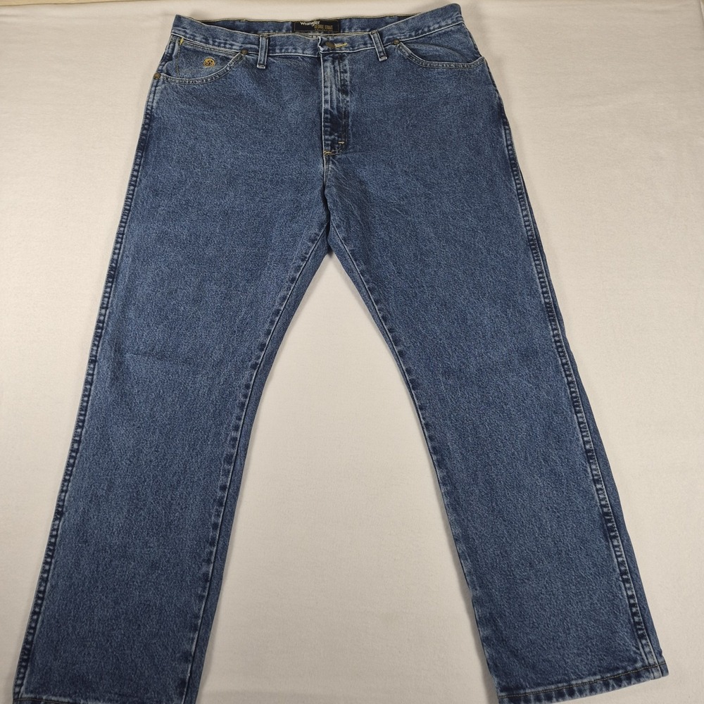 Wrangler George Straight Collection Blue Jeans Mens 38x30 Denim Western Workwear